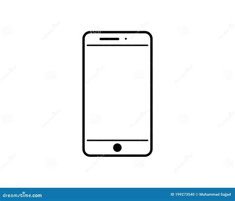 Android Mobile Phone Ícone Celular Ilustração Do Vetor Ilustração