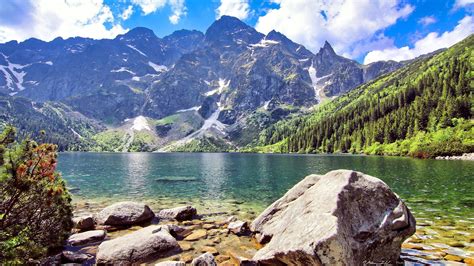 Morskie Oko Lake Tatry Mountains Poland N7530 Places To Travel