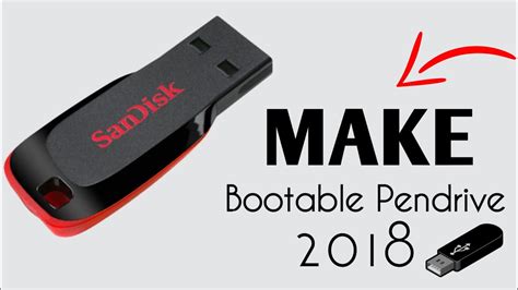 How To Make Bootable Pendrive Without Any Software 2020 Youtube