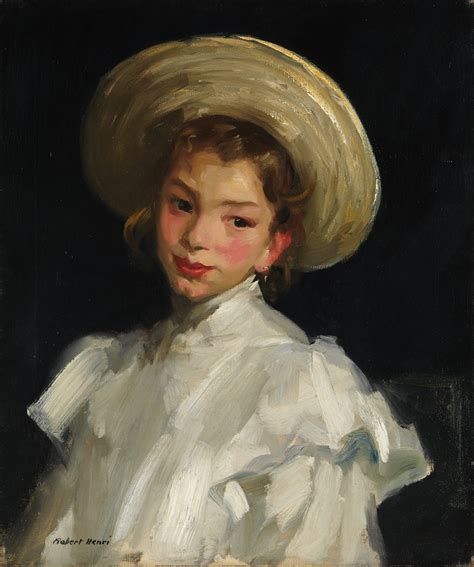 Dutch Girl In White Robert Henri 5047 Work Of Art Heilbrunn