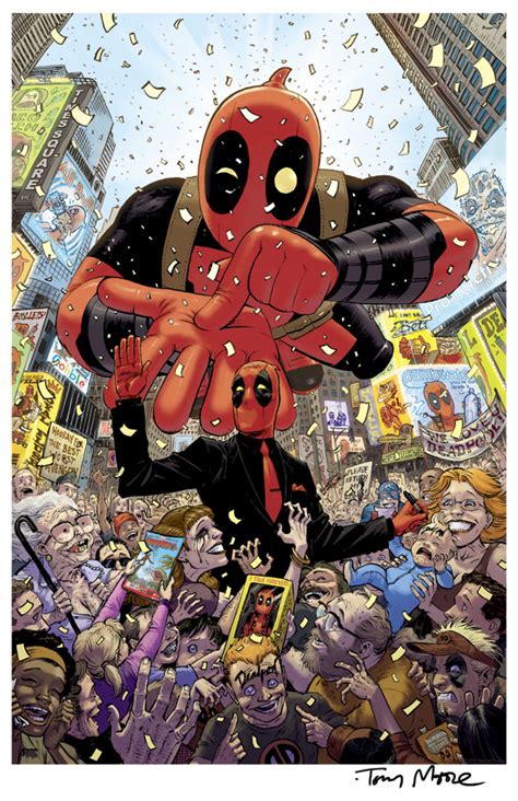 Deadpool 1 Cover Print — Colonel Tony Moore