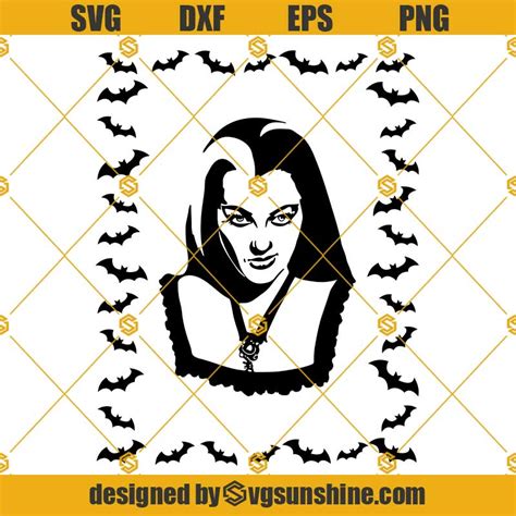 Lily Munster Svg Png Dxf Eps The Munsters Svg Horror Queen Svg