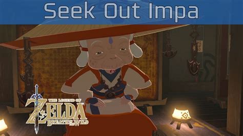 The Legend Of Zelda Breath Of The Wild Seek Out Impa Walkthrough [hd 1080p] Youtube