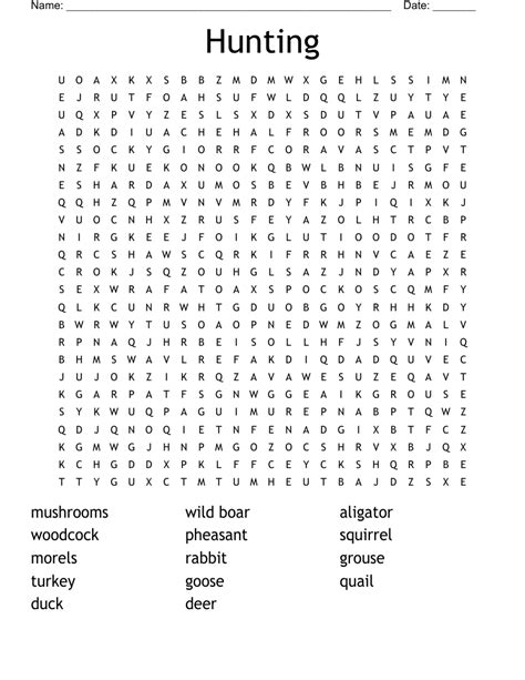 Fayre Game Word Search Wordmint