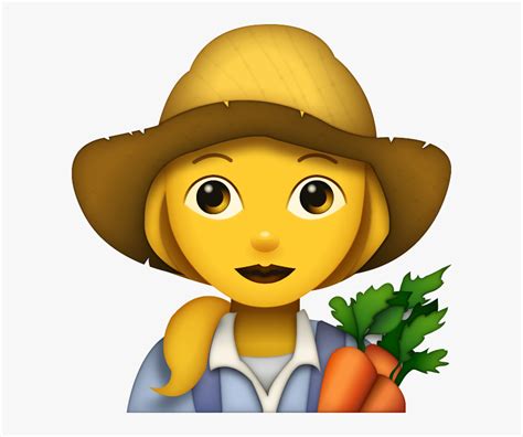 Farmer Emoji Png Transparent Png Kindpng