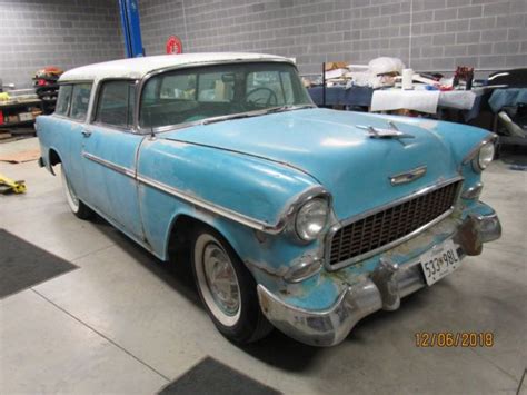 1955 Chevrolet Nomad Chevy Nomad Belair 150210 Barn Find Project
