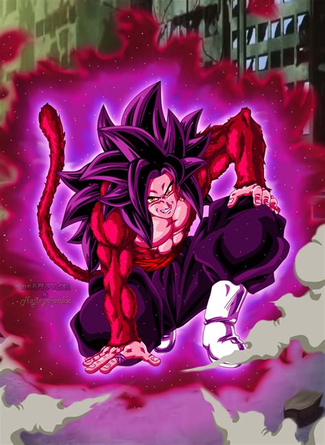 Goku Black Ssj4 By Majingokuable On Deviantart