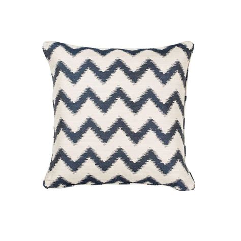 Kas Rugs Nappa Ivorynavy Decorative Pillow Pill24418sq The Home Depot