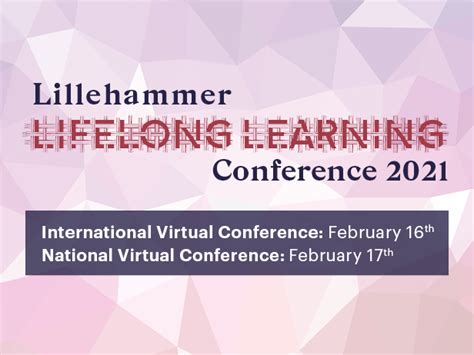 Lillehammer Lifelong Learning Conference 2021 Høgskolen I Innlandet