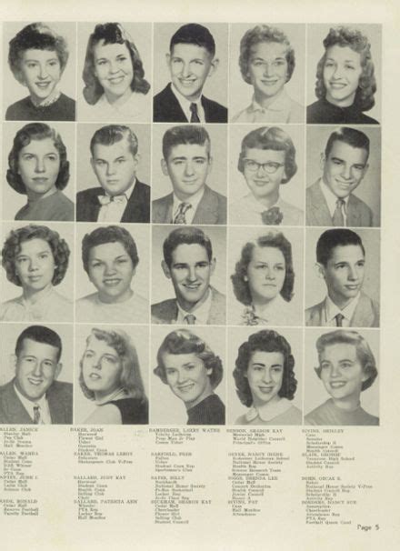 Explore 1958 Central High School Yearbook Evansville In Classmates