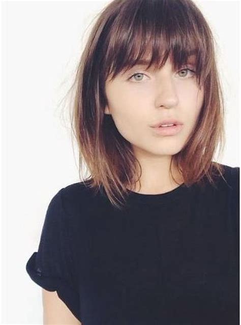 20 Best Collection Of Full Fringe Medium Hairstyles