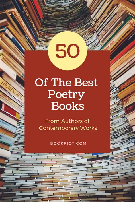 50 Of The Best Poetry Books By Authors Of Contemporary Works