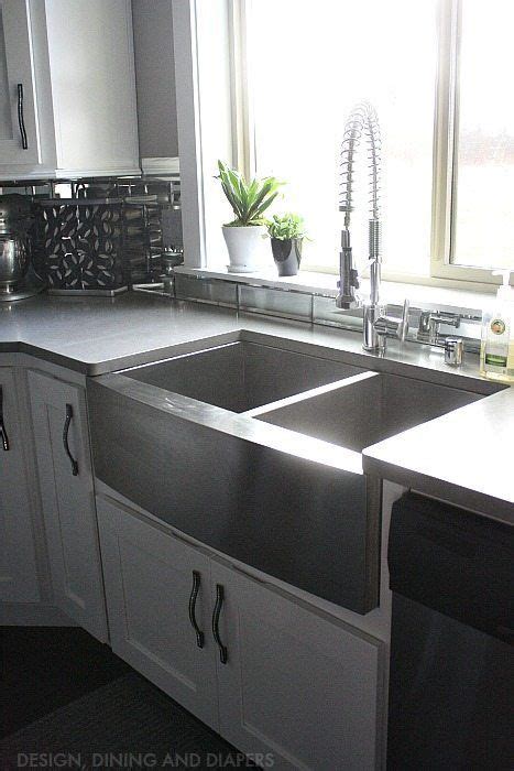Gray and White Kitchen Reveal | Kitchen sink design, Farmhouse sink