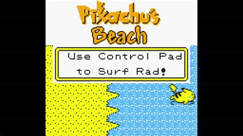 Pokemon Yellow How To Teach Pikachu Surf Without Gameshark Beach