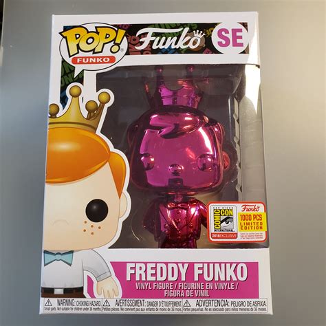Freddy Funko Pop Vinyl Figure Emerald Pink Chrome Le1000 Se