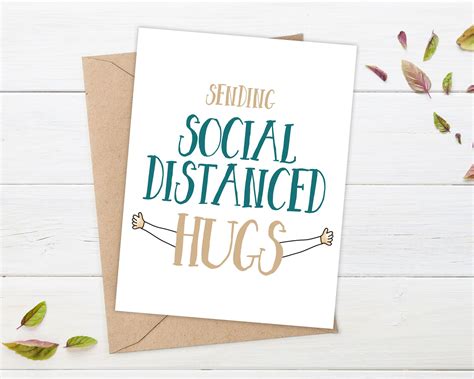 Hug Encouragement Greeting Card Blank Cards Paper And Party Supplies
