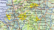 mapa de Manchester - Reino Unido