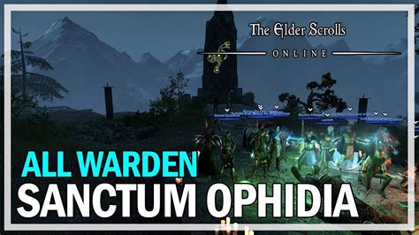 Eso All Warden Sanctum Ophidia Trial The Elder Scrolls Online Youtube