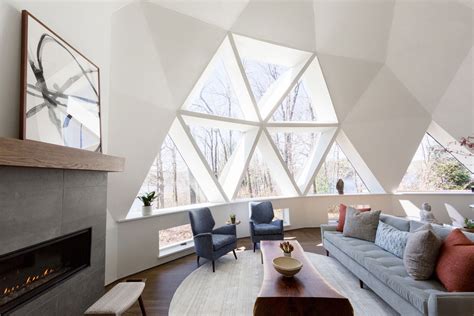 A Rare Buckminster Fuller Geodesic Dome House Gets A Bright And Modern