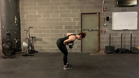 Single Arm Cross Body Kb Rows Youtube