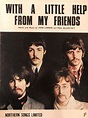 The Beatles 1967 With a Little Help From My Friends UK sheet music ...