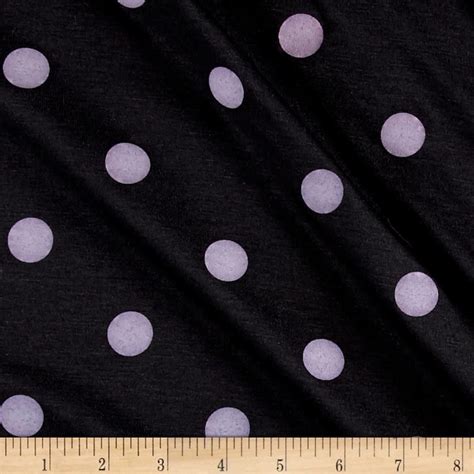 Jersey Knit Print Plum Dots Fabric Jersey Knit Fabric Pretty Fabric