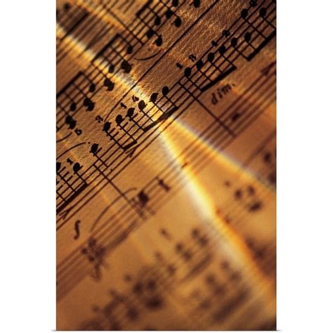 Shop Sheet Music Poster Print Free Shipping On Orders Over 45