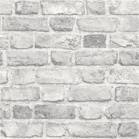 Vintage Grey Brick Wallpaper 1wall Wallpaper