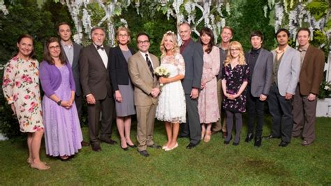 The Big Bang Theory Season 10 Premiere Episode 1 Picture Features Leonard And Penny Wedding