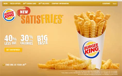 Gibbys French Fry Report Burger Kings New Satisfries