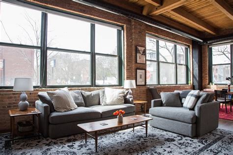 A Sophisticated Remodeled Chicago Loft In A Former Factory Modern
