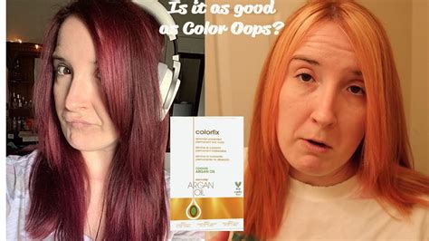 One N Only Colorfix Hair Color Remover Demo And Review Youtube