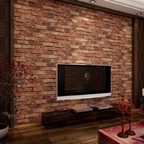 Free delivery and returns on ebay plus items for plus members. 2 color 3D Chinese rural classical stone brick wallpaper ...