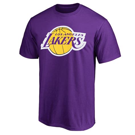 Los Angeles Lakers Purple Primary Logo T Shirt