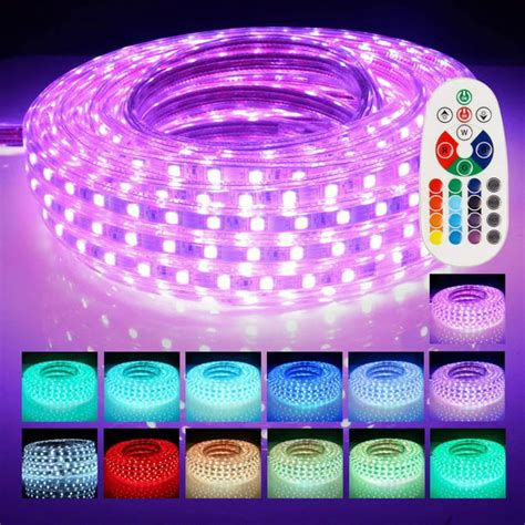 30ft 540led Rope Light Strip String Outdoor Garden Xmas Party