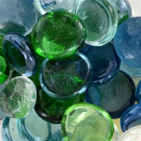 Vase Filler Marbles For Vases Clear Blue Green Accent Gems Glass Pebbles 10 Oz Bags 4