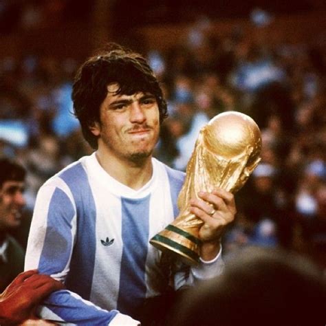 Daniel Passarella Raises Argentina World Cup 1978 Passarella