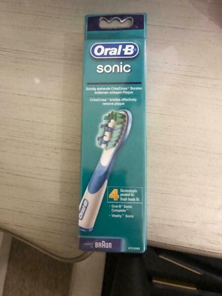 Braun Oral B Sonic Complete Vitality 3 Replacement Brush Heads 3 Pack