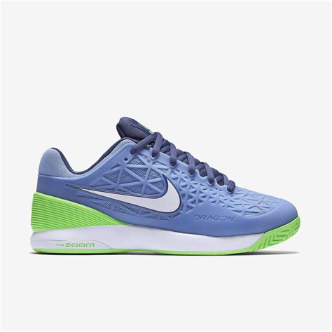 Nike Womens Zoom Cage 2 Tennis Shoes Bluewhitegreen