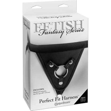 Fetish Fantasy Perfect Fit Strap On Harness Black