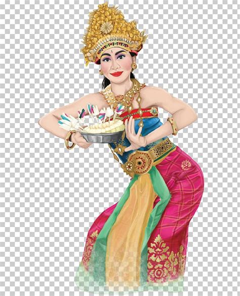 Balinese Dance Digital Painting Balinese People Png Art Bali