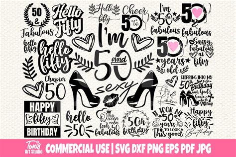 Happy 50Th Birthday Svg Free 221 SVG PNG EPS DXF File