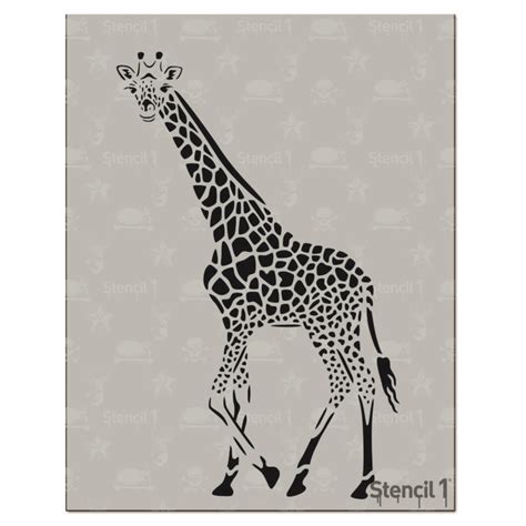 Giraffe Stencil 85 X 11 Stencil 1