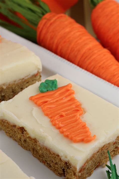 Carrot Cake Bars Two Sisters