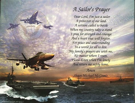 A Soldiers Sailors Prayerpoem Personalized Printevery Branch Of