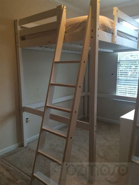 Loft beds for adults ikea. Ikea STORA Loft FullDouble Size Kids White Bunk Bed Pine ...