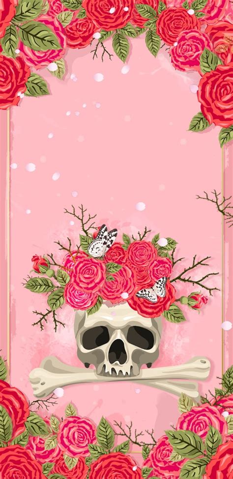 Pin By Nikkladesigns On Skull Skeleton Wallpaper Skull Wallpaper