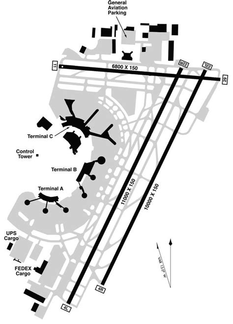 Newark Liberty International Airport Map Airport