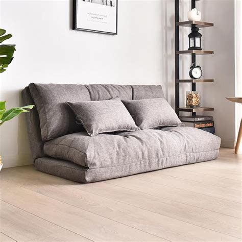 24977us Foldable Lazy Little Sofa Bed Sheet Double Purpose Small
