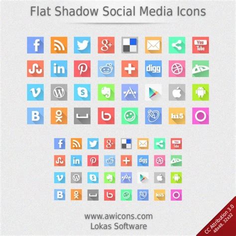 80 Free Social Media Icons Techclient